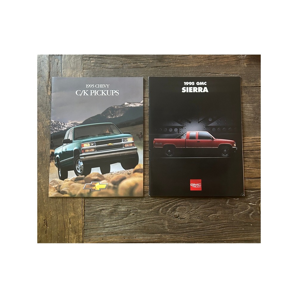 1995 Chevrolet C/K Pickups & GMC Sierra Original Dealer Sales Brochure Lot 2